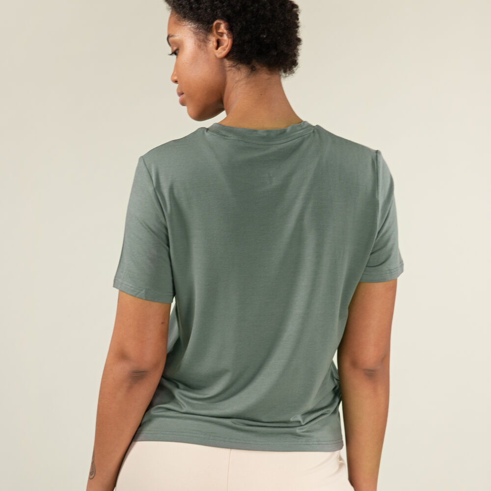 T-shirt Tencel™/Ull, grey-green, hi-res