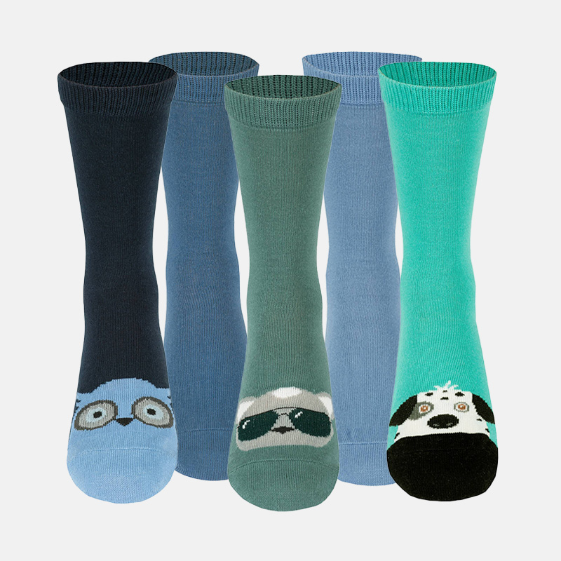 Basic Socks X5 KidsJr, Animal Boys, hi-res