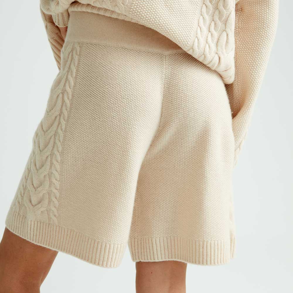 Cable knit shorts discount