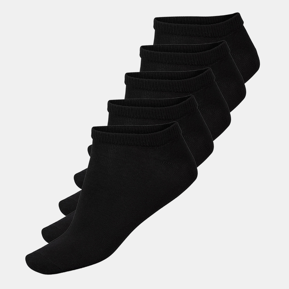 Cotton Low Cut X5 Wmn, Black, hi-res