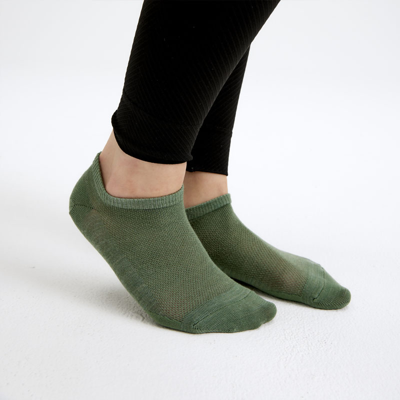 villaiset matalavartiset sukat naiset vihreä
